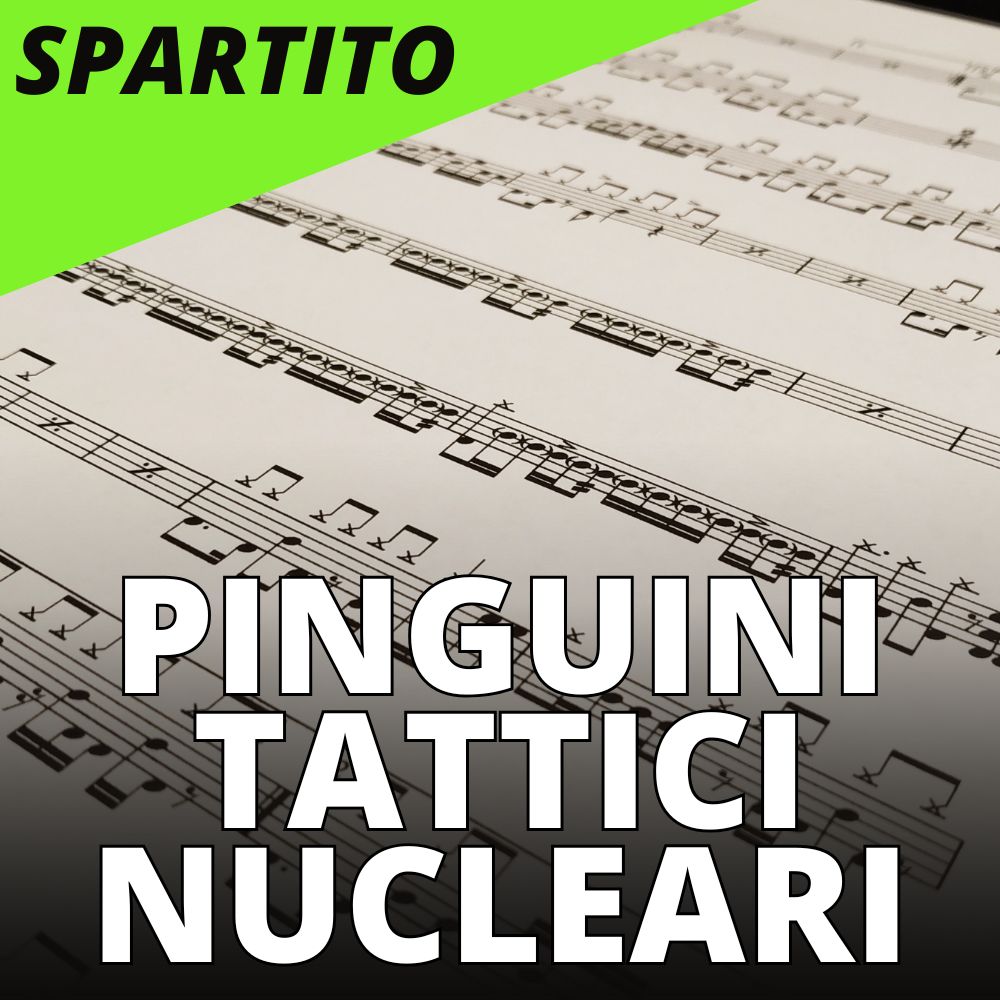 Pinguini tattici nucleari - Ringo Starr (drum sheet music)