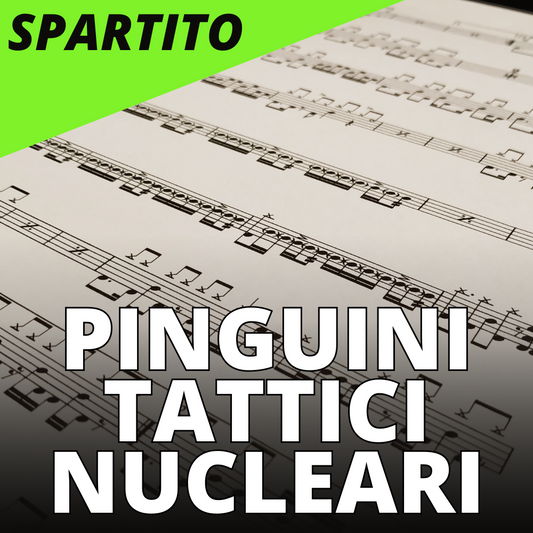 Pinguini Tattici Nucleari - Scooby Doo (drum sheet music)