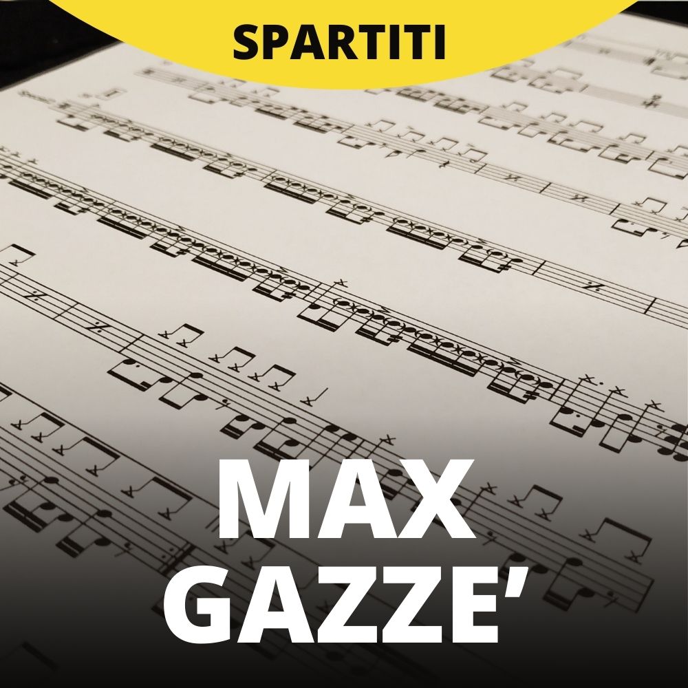 Max Gazzè - Ti sembra normale (drum sheet music)