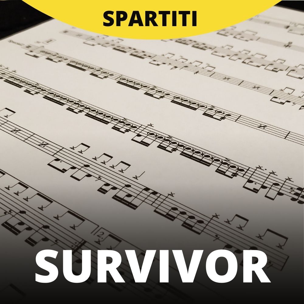 Survivor - Eye of the tiger (drum sheet music)