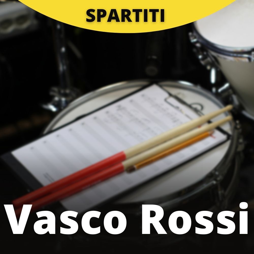 Vasco Rossi - C'è Chi Dice No - (Vascononstoplive) (drum sheet music)