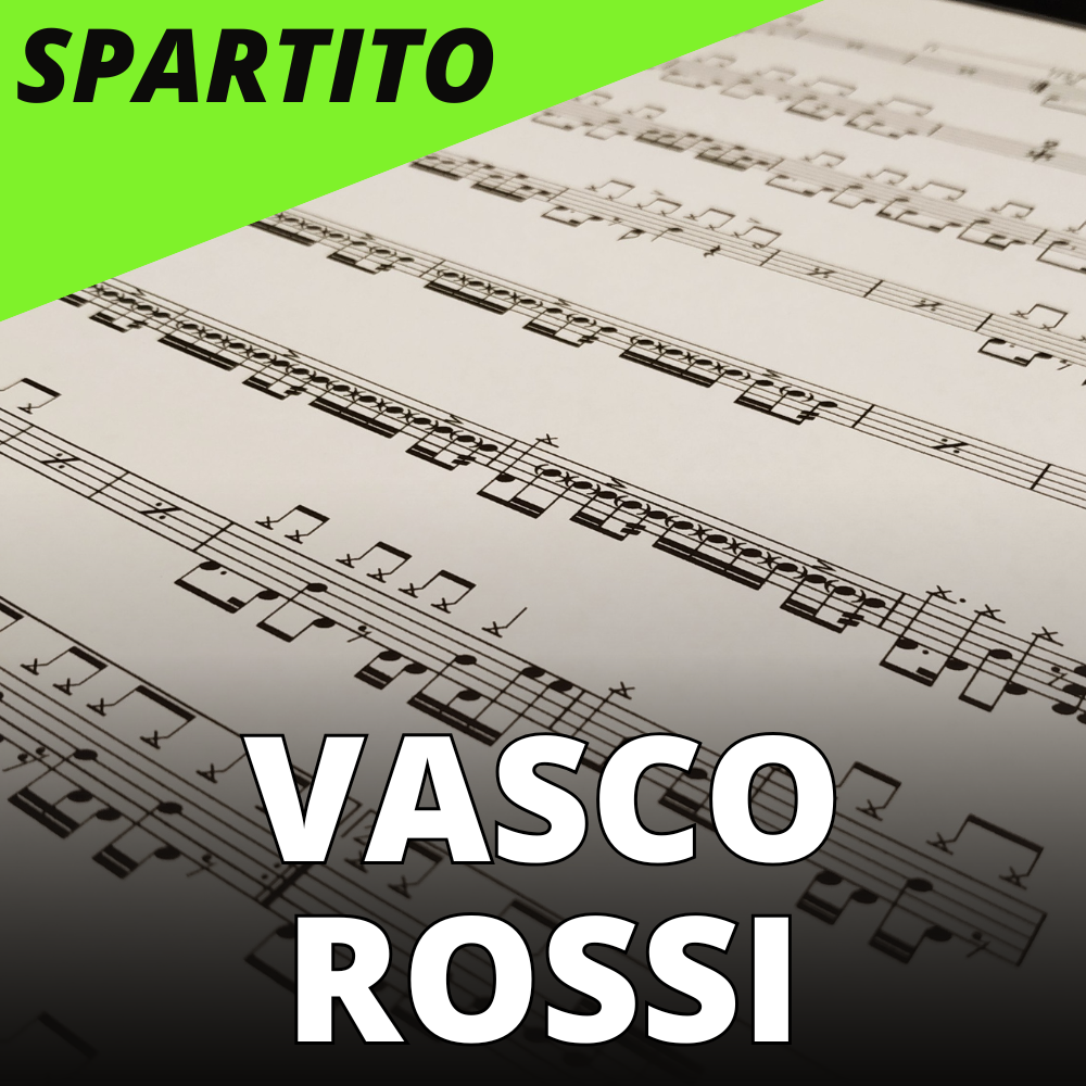 Vasco Rossi - Vado al massimo (drum sheet music)