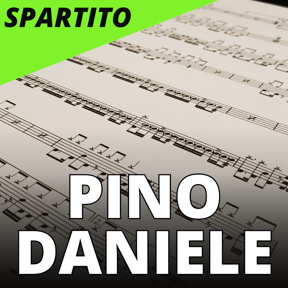 Pino Daniele - Chill' è nu buono guaglione (drum sheet music)