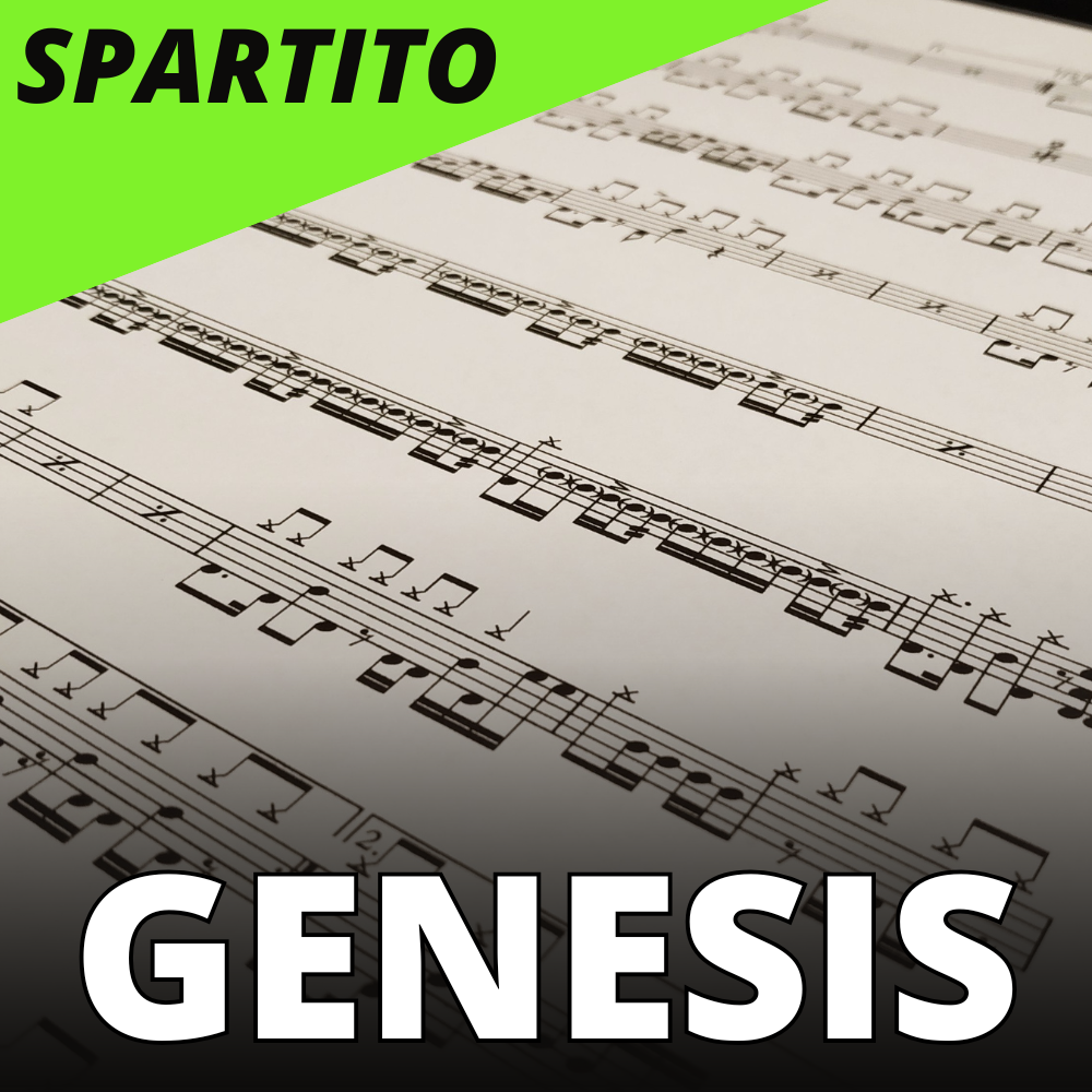 Genesis - In the cage (drum sheet music)