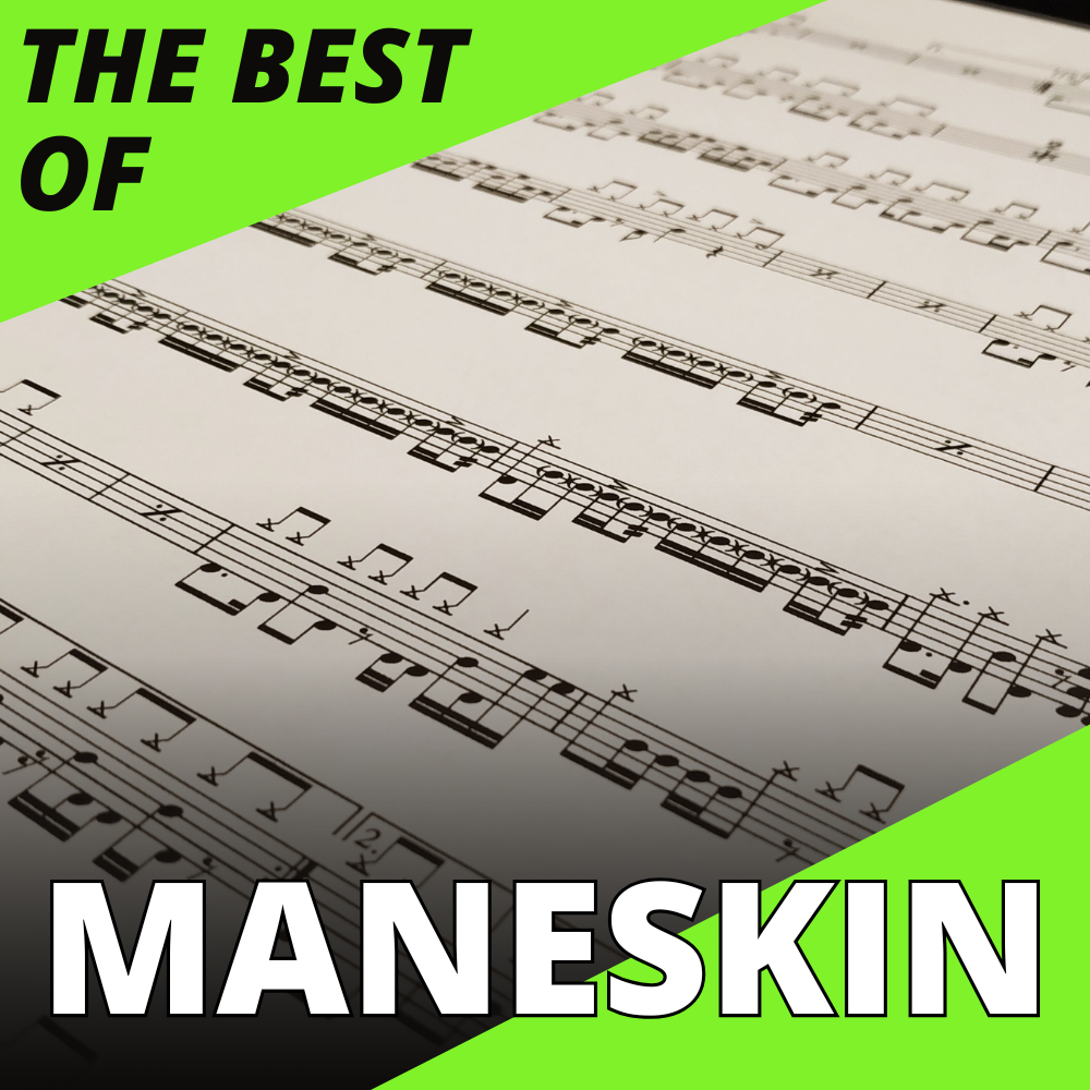 Maneskin - The best of (drum sheet music)