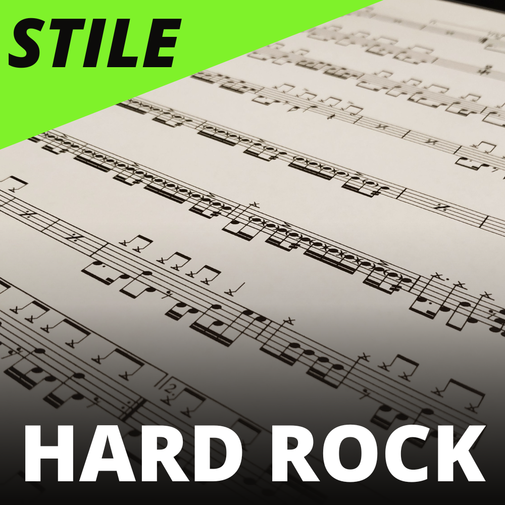 Spartiti batteria Hard Rock