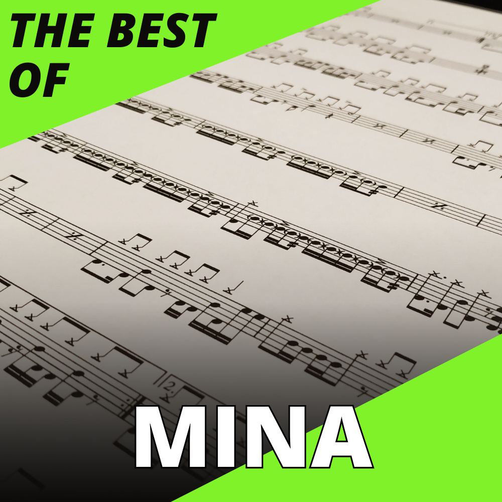 Mina - The best of (drum sheet music)