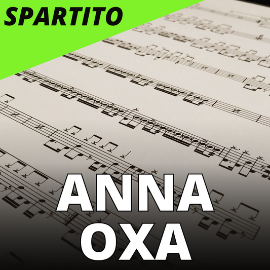 Anna Oxa - Senza pieta' (drum sheet music)
