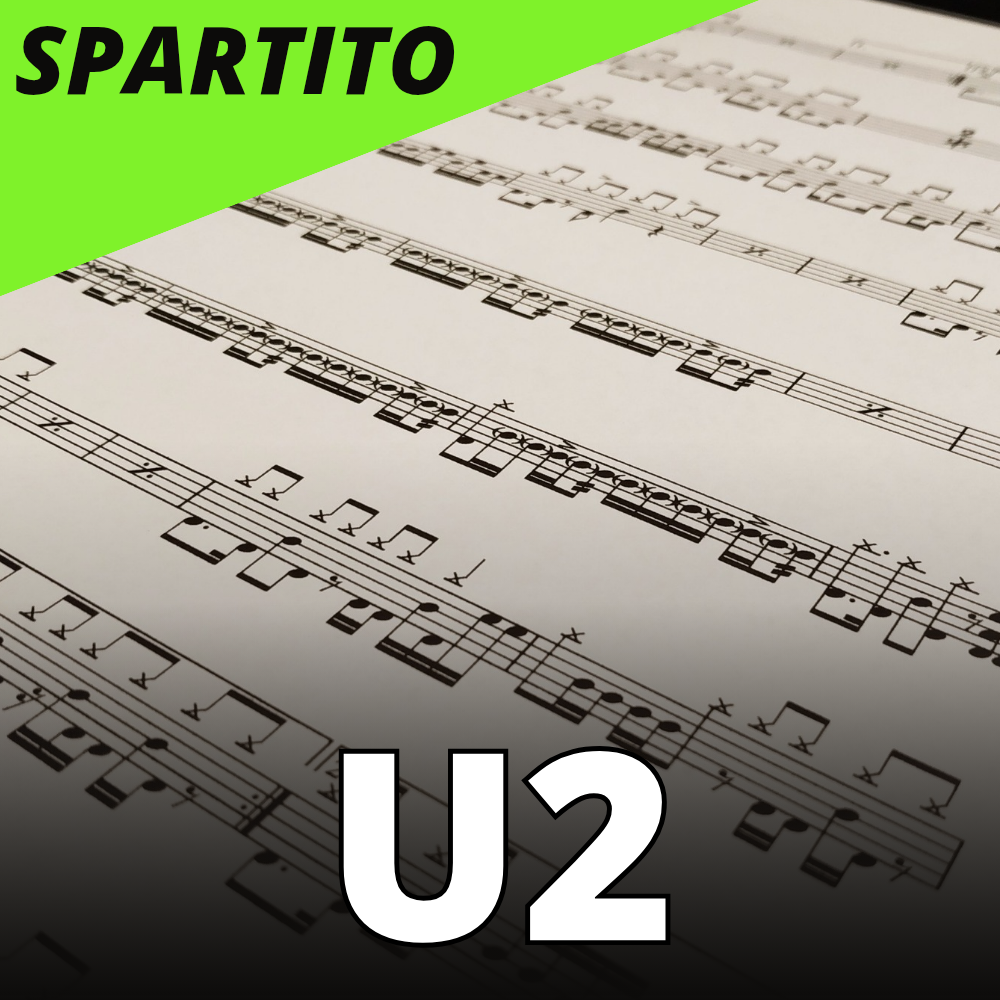 U2 - One (drum sheet music)