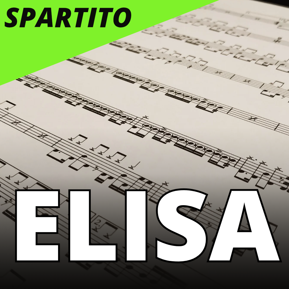 Elisa - L' Anima vola (Live) (drum sheet music)