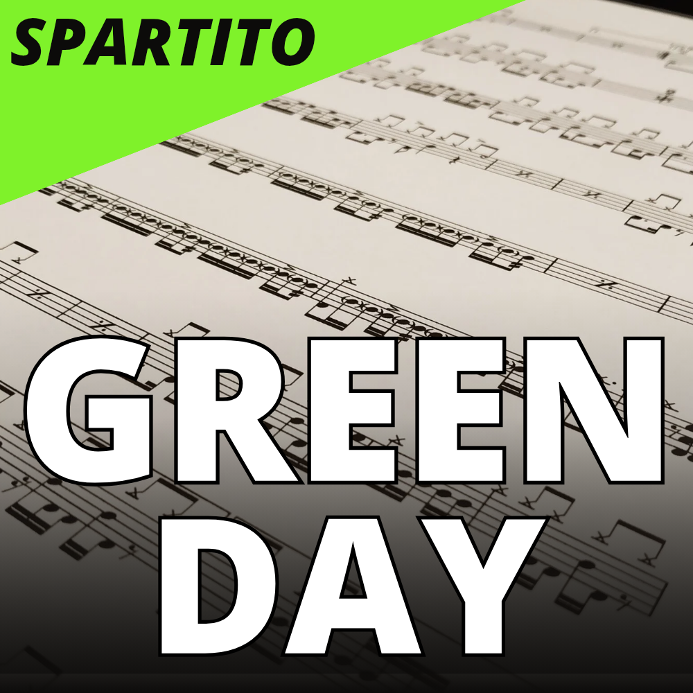 Green Day - 21 Guns (drum sheet music)