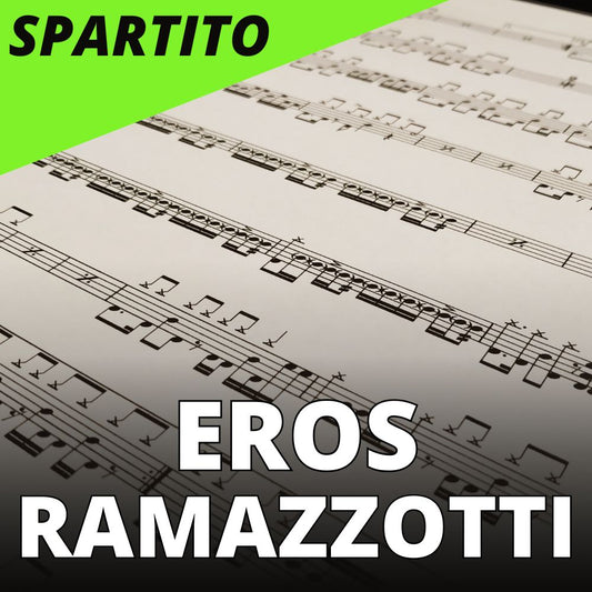 Eros Ramazzotti - Una storia importante (Live Roma 2004) (drum sheet music)