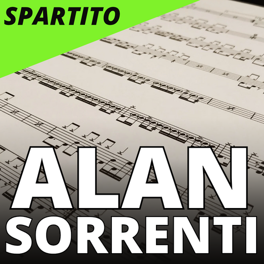 Alan Sorrenti - Figli delle stelle (drum sheet music)