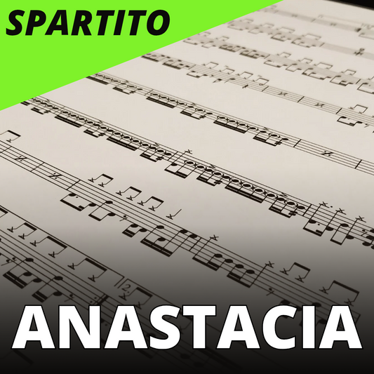 Anastasia - You give love a bad name (drum sheet music)