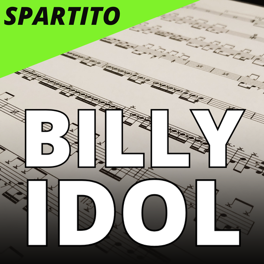 Billy Idol - Rebel Yell (drum sheet music)