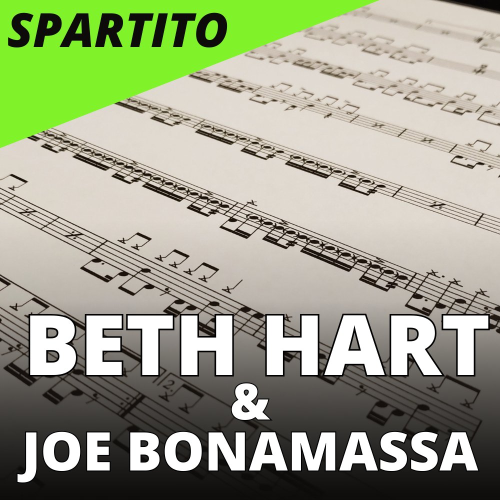 Beth Hart & Joe Bonamassa - I'd rather go blind (drum sheet music)