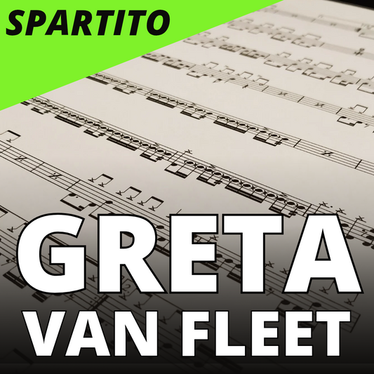 Greta Van Fleet - Safari song (drum sheet music)