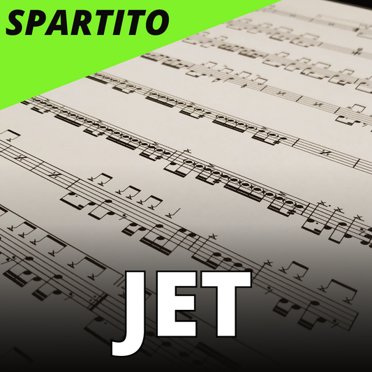 Jet - Cold hard bitch (drum sheet music)