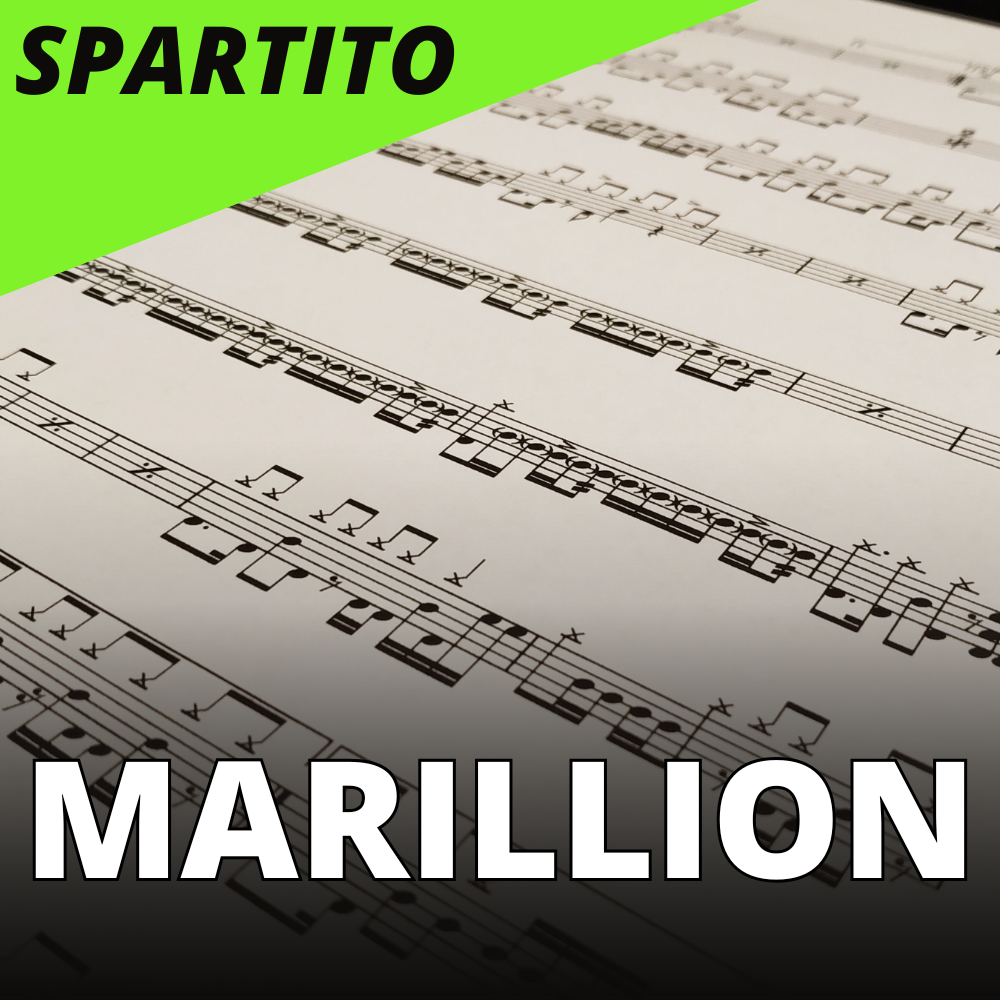 Marillion – Easter (drum sheet music)