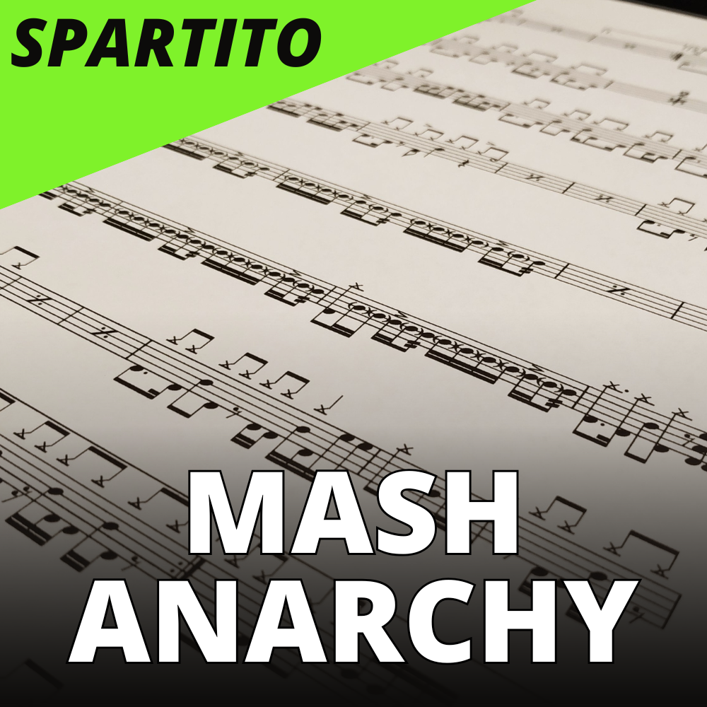 Mash Anarchy - Material girl (drum sheet music)