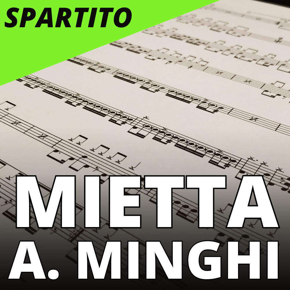 Mietta e Amedeo Minghi - Vattene amore (drum sheet music)