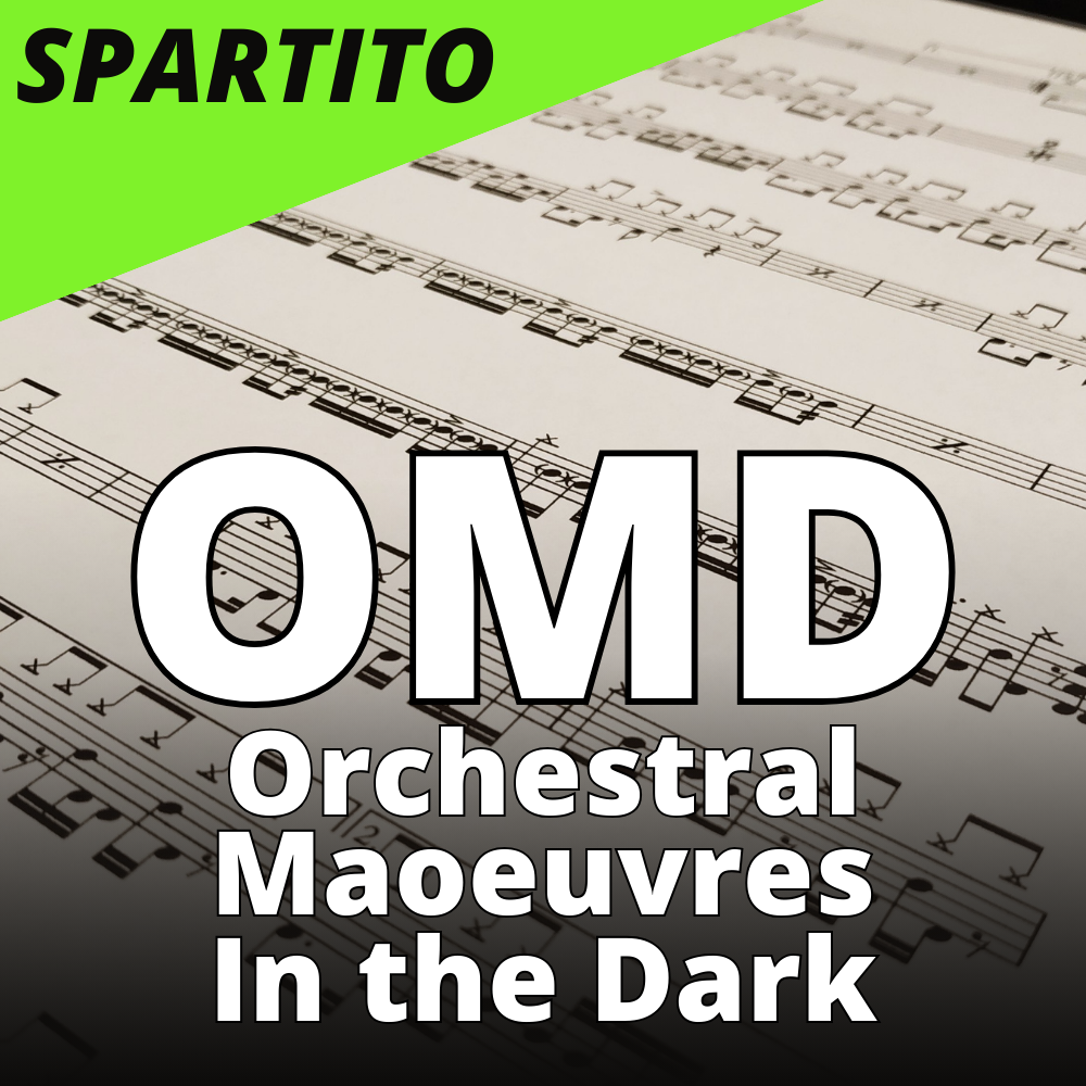 OMD - Enola Gay (drum sheet music)