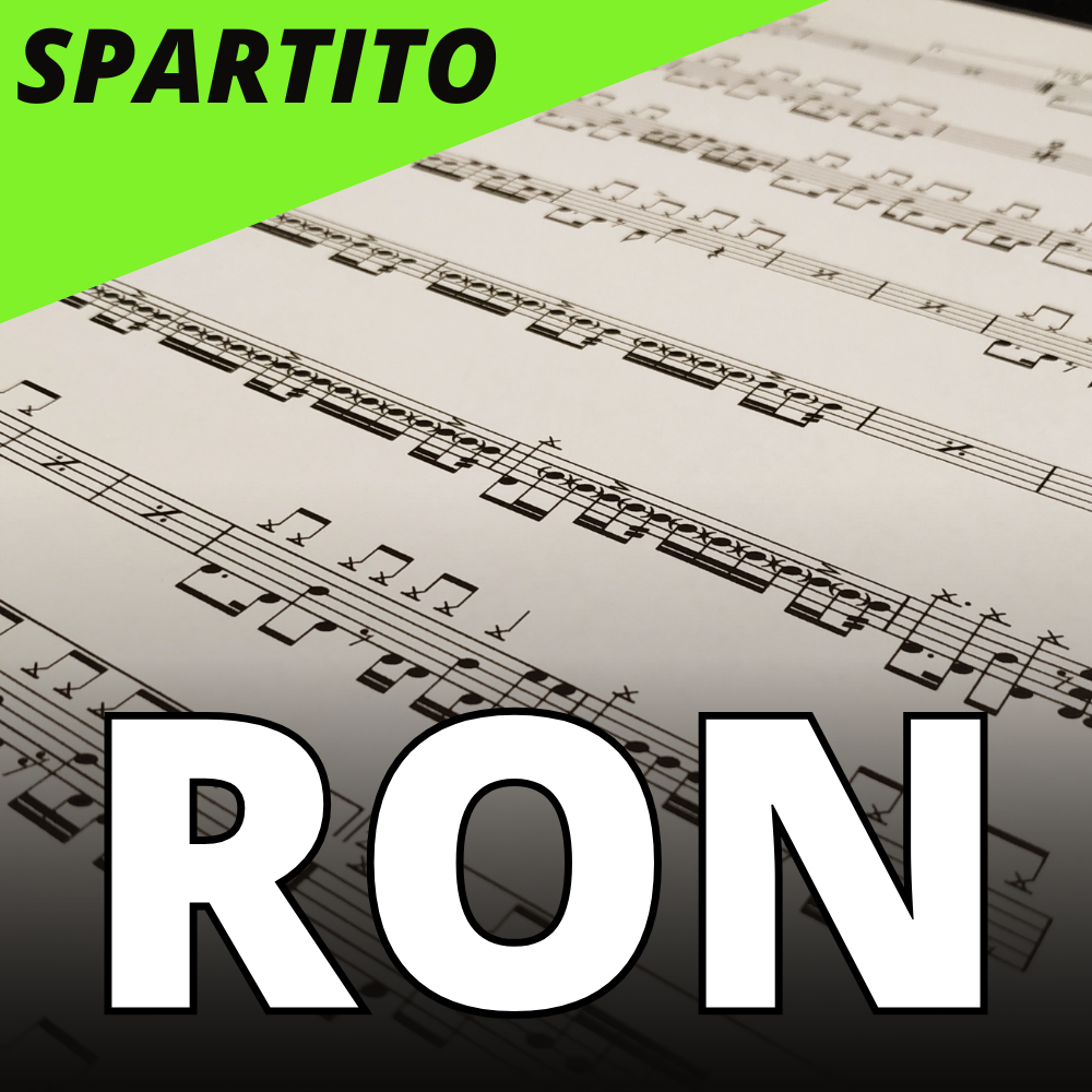 Ron - Vorrei incontrarti fra cent'anni (drum sheet music)