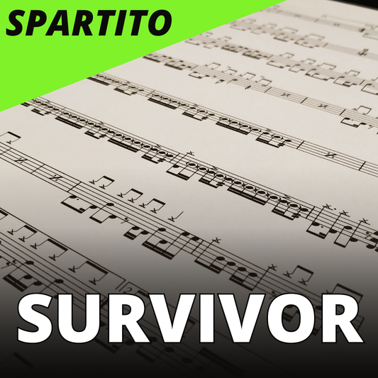 Survivor - Eye of the tiger (drum sheet music)