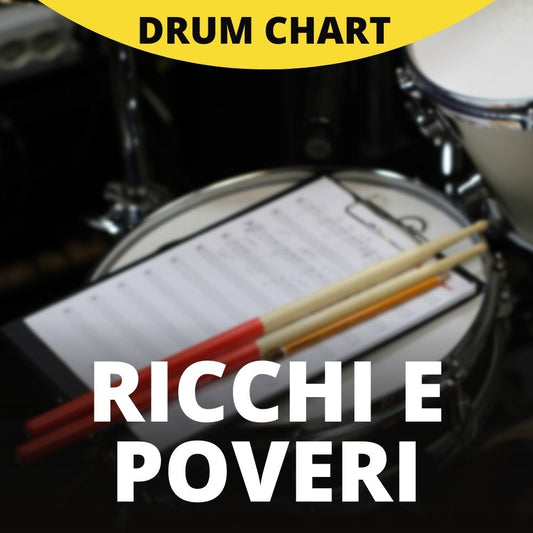 Ricchi e Poveri - Sara perchè ti Amo, Mamma Maria (drum chart)