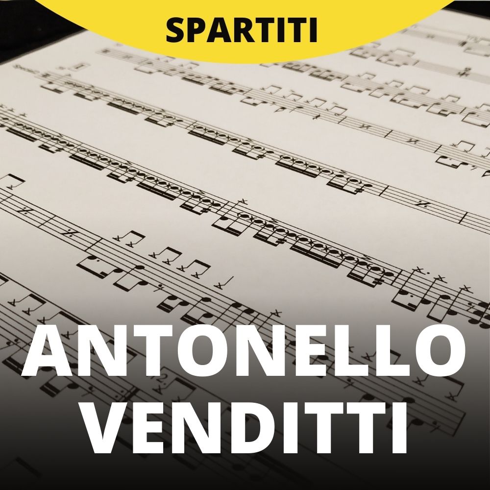 Antonello Venditti - In questo mondo di ladri (drum sheet music)