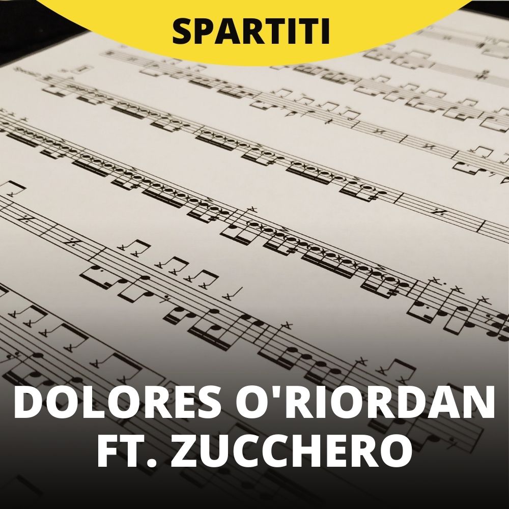 Dolores O'Riordan ft. Zucchero - Pure Love (drum sheet musc)