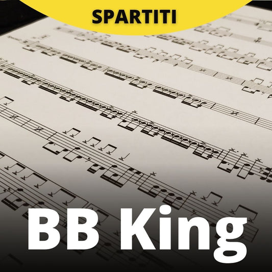 BB king - the thrill is gone (drum sheet music)
