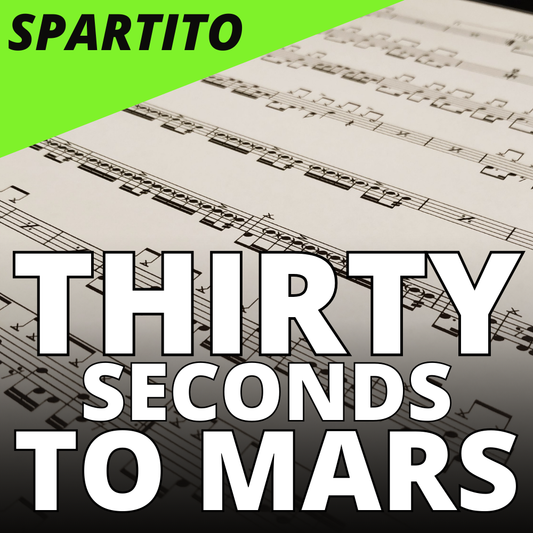 Thirty seconds to mars - The Kill (drum sheet music)