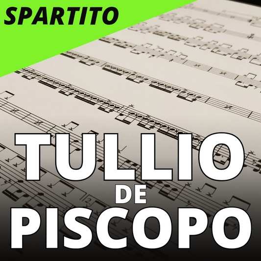 Tullio De Piscopo - Andamento lento (drum sheet music)