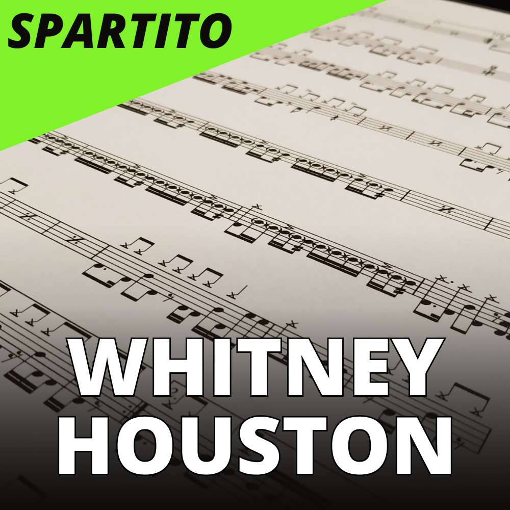 Whitney Houston - I have nothing (drum sheet music)