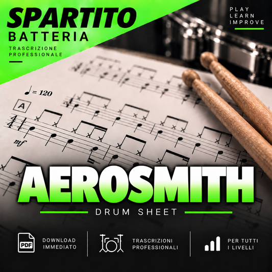 Aerosmith - Angel (drum sheet music)