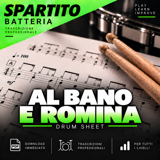 Al Bano & Romina - Ci sarà (drum sheet music)
