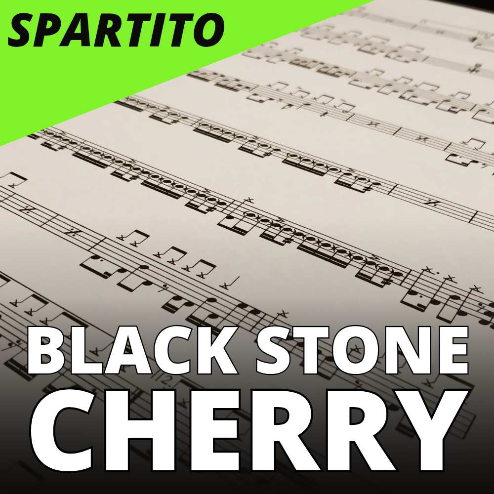 Black Stone Cherry - White Trash Millionaire (drum sheet music)