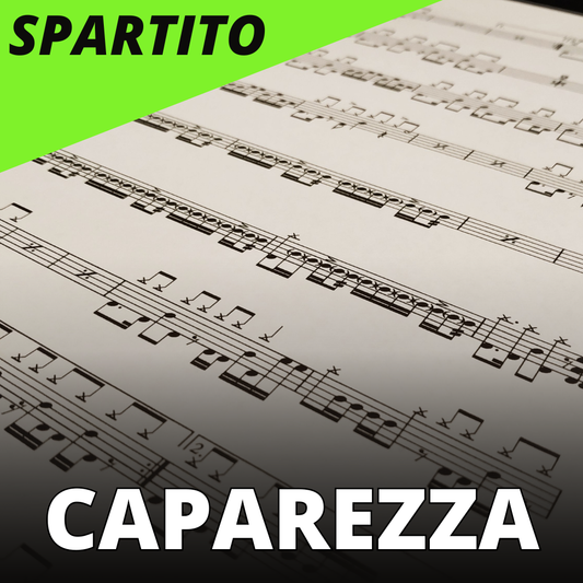 Caparezza - Vengo dalla Luna (drum sheet music)