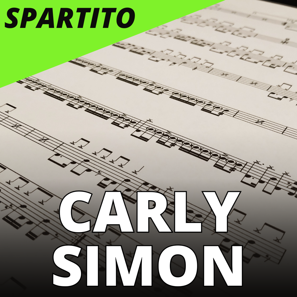 Carly Simon - Let the river run (drum sheet music)