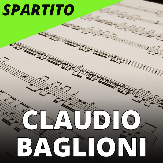 Claudio Baglioni – Hangar (drum sheet music)