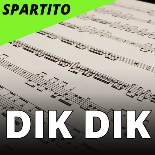 Dik Dik - Senza luce (Live) (drum sheet music)