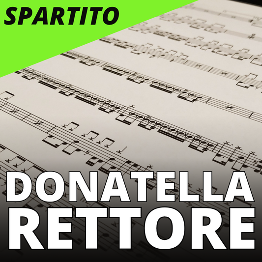 Donatella Rettore - Splendido Splendente (drum sheet music)