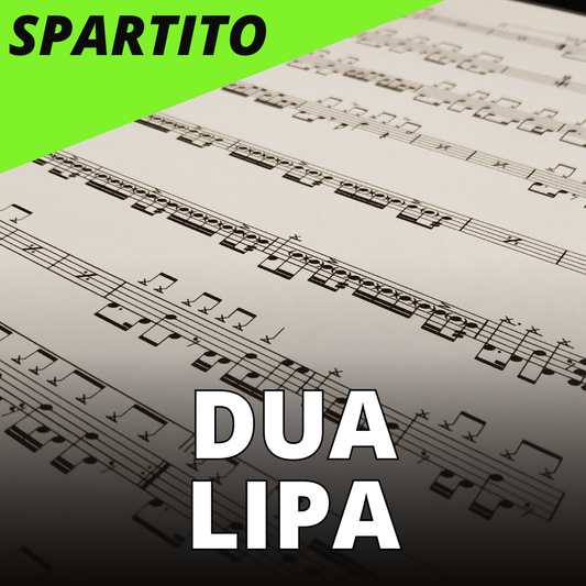 Dua Lipa - Break my heart (drum sheet music)