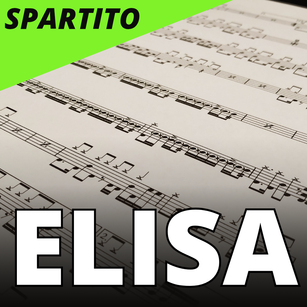 Elisa - togheter (drum sheet music)
