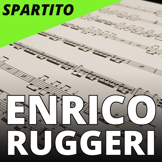 Enrico Ruggeri - Polvere (Live Radio Italia 2013) - (drum sheet music)