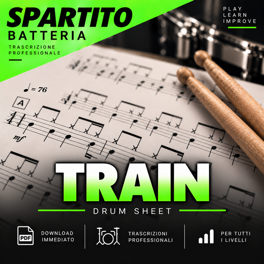 Train - To be loved (drum sheet music)