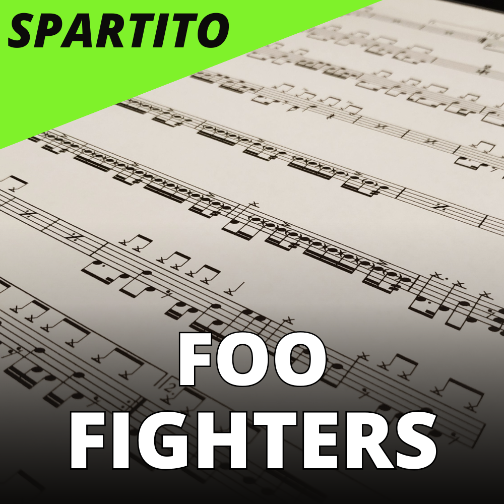 Foo Fighters - No way back (drum sheet music)