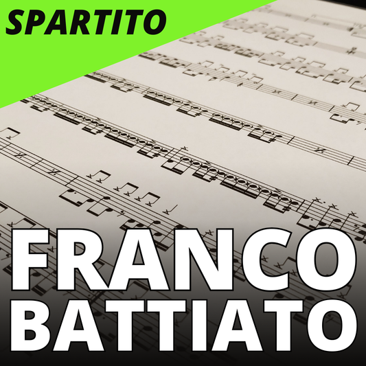 Franco Battiato - Centro di gravità permanente (drum sheet music)
