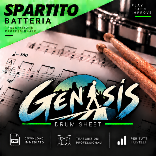 Genesis - Firth of Fifth (drum sheet music)